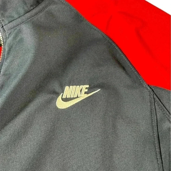 Nike Vintage Blue  Red White Colorblock Zip Up  Track Jacket Adult Size Medium - Picture 3 of 14